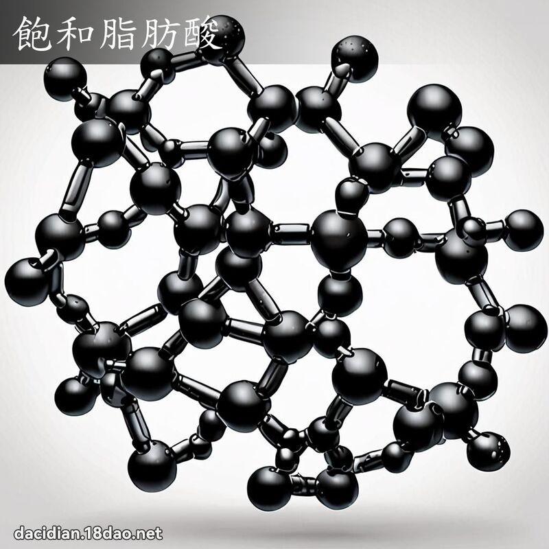 飽和脂肪酸 - 國語大辭典配圖