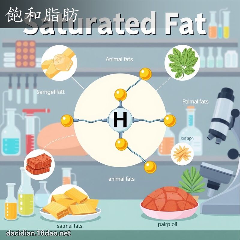 飽和脂肪 - 國語大辭典配圖