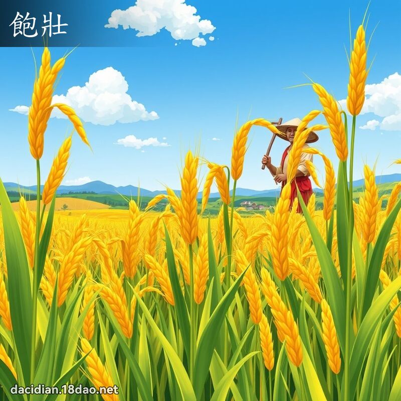 飽壯 - 國語大辭典配圖