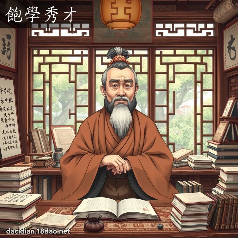饱学秀才 - 国语大辞典配图