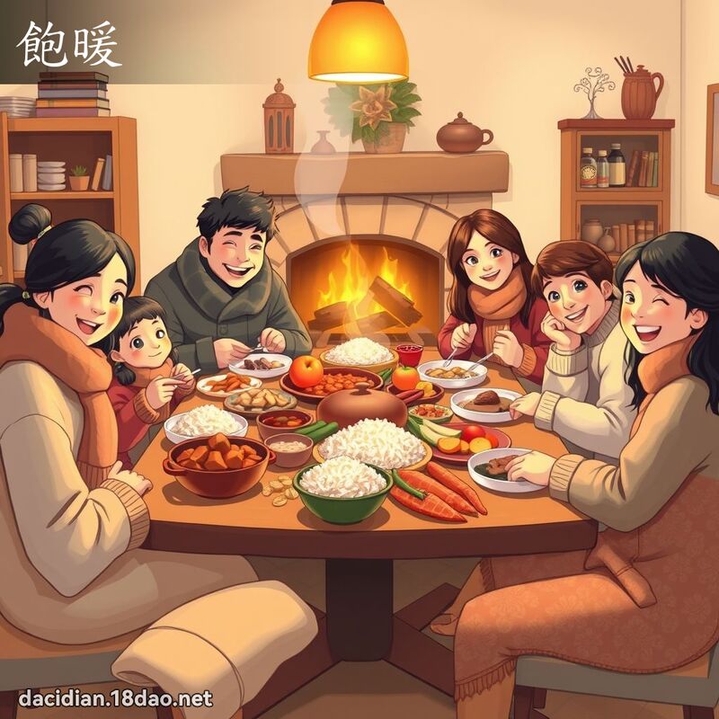 饱暖 - 国语大辞典配图