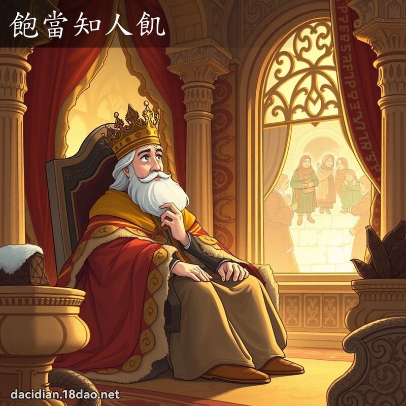饱当知人飢 - 国语大辞典配图