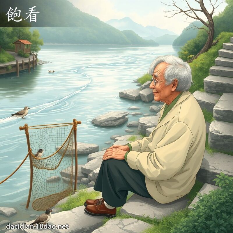 飽看 - 國語大辭典配圖