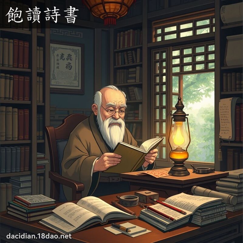饱读诗书 - 国语大辞典配图