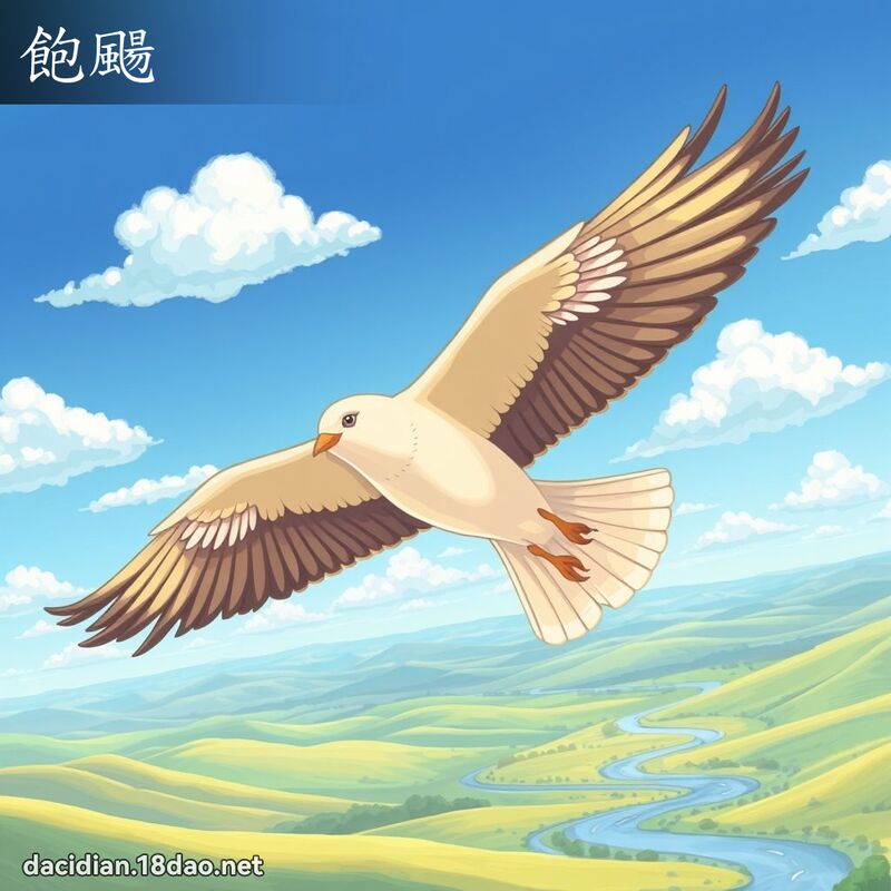 飽颺 - 國語大辭典配圖