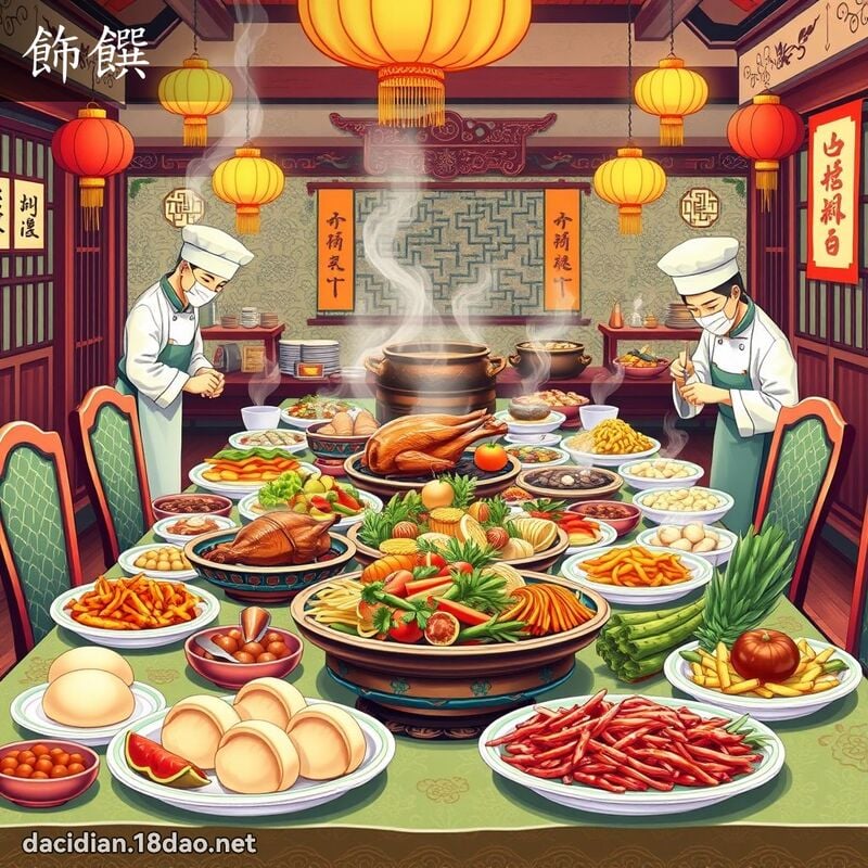飾饌 - 國語大辭典配圖