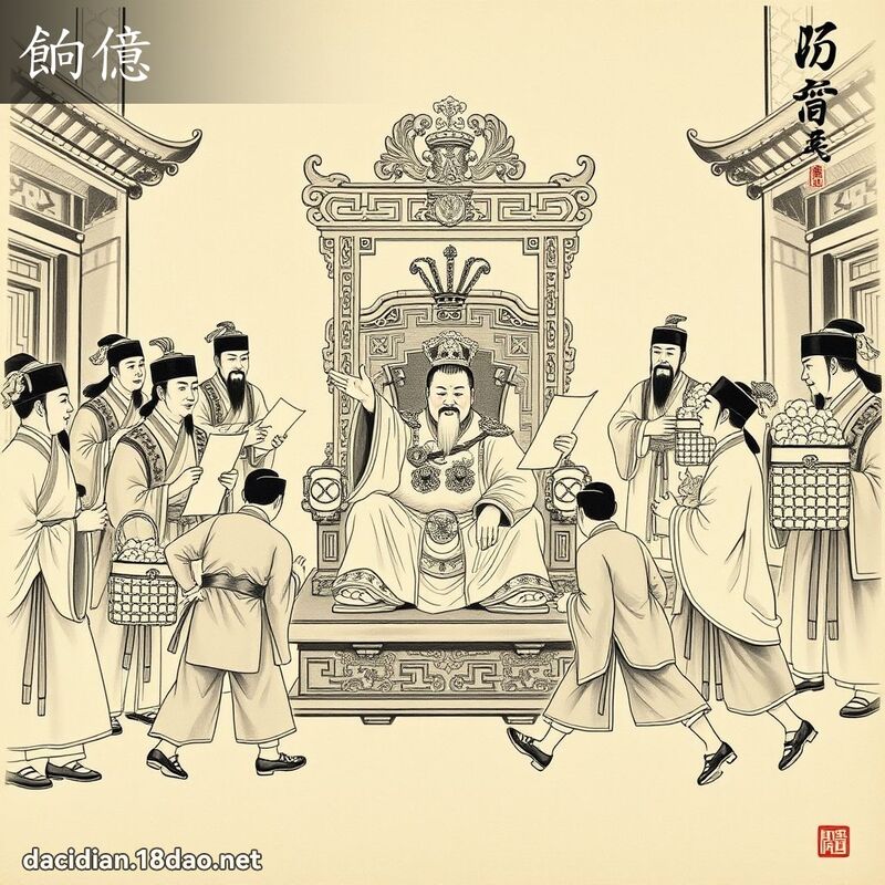 餉亿 - 国语大辞典配图