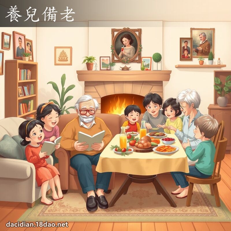 養兒備老 - 國語大辭典配圖