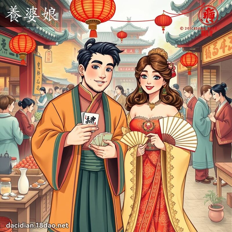 養婆娘 - 國語大辭典配圖