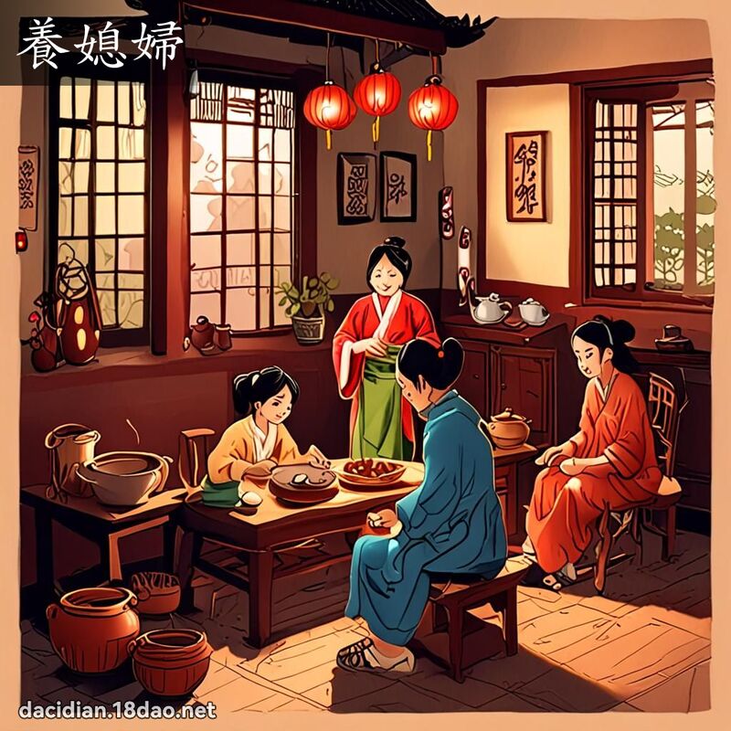 養媳婦 - 國語大辭典配圖