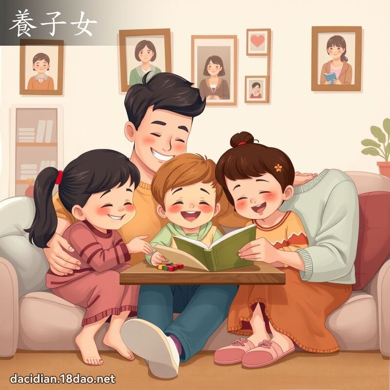 養子女 - 國語大辭典配圖