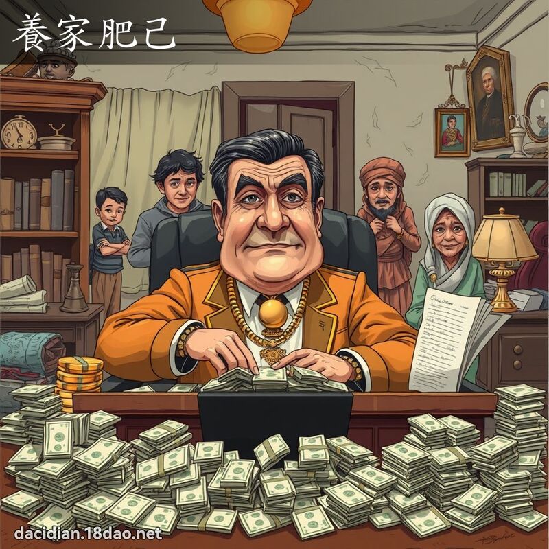 养家肥己 - 国语大辞典配图