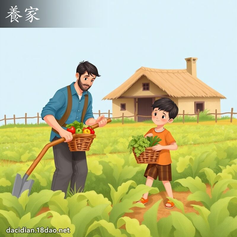 养家 - 国语大辞典配图