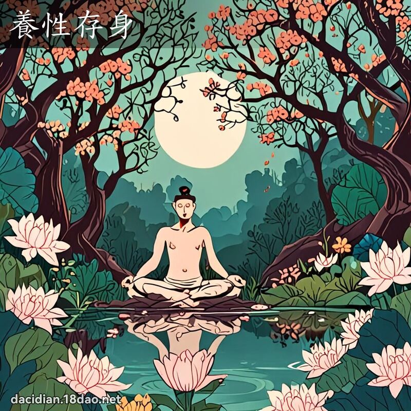 养性存身 - 国语大辞典配图