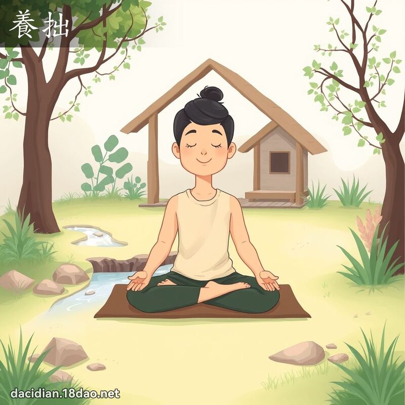 養拙 - 國語大辭典配圖