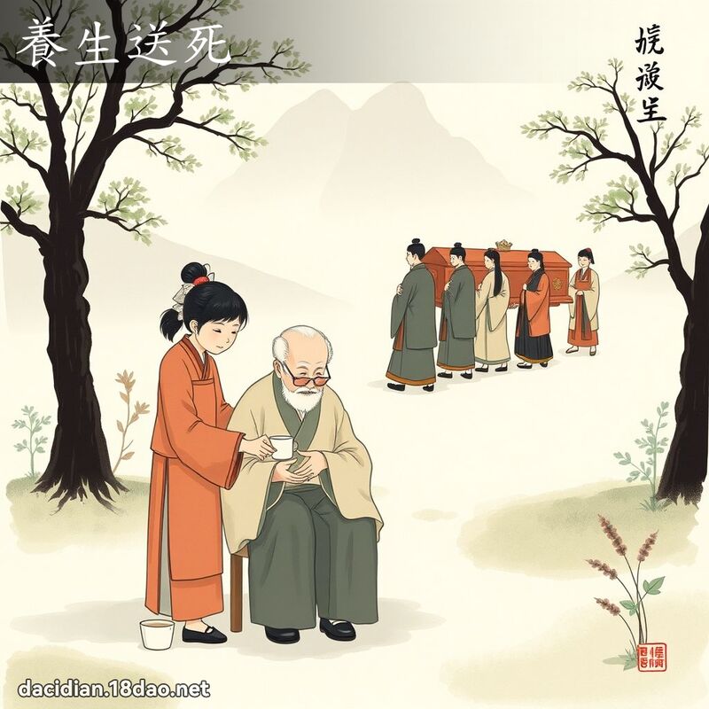 養生送死 - 國語大辭典配圖