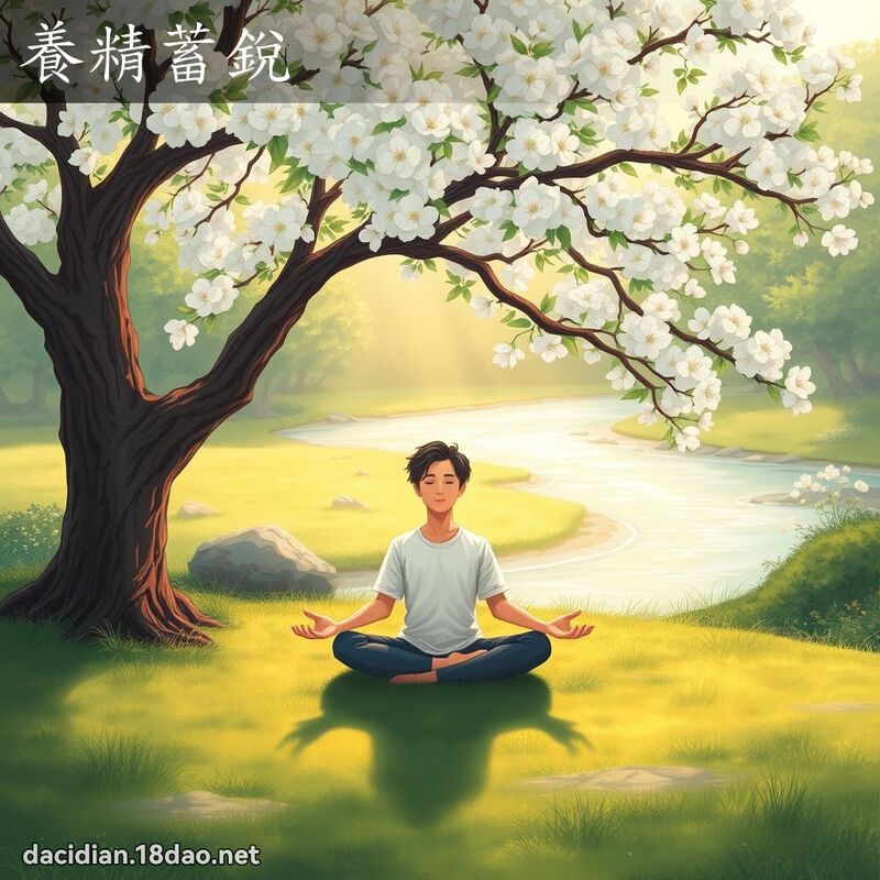 養精蓄銳 - 國語大辭典配圖