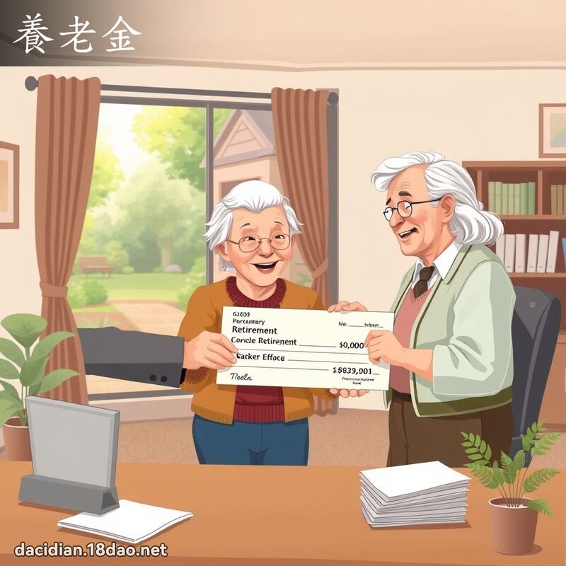 养老金 - 国语大辞典配图
