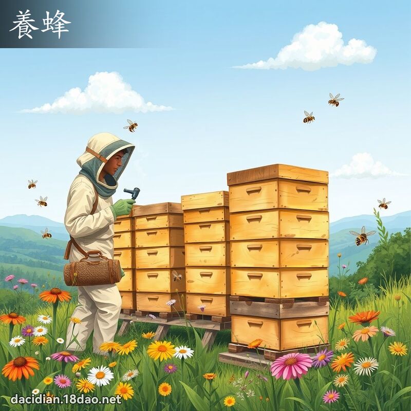 养蜂 - 国语大辞典配图