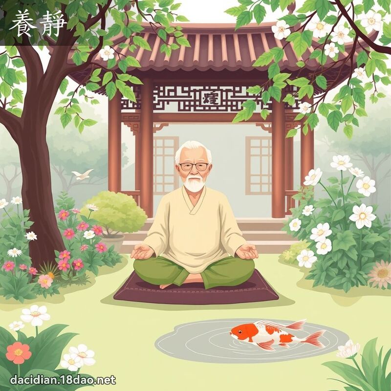 养静 - 国语大辞典配图