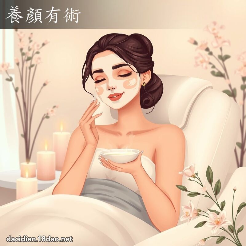 养顏有术 - 国语大辞典配图