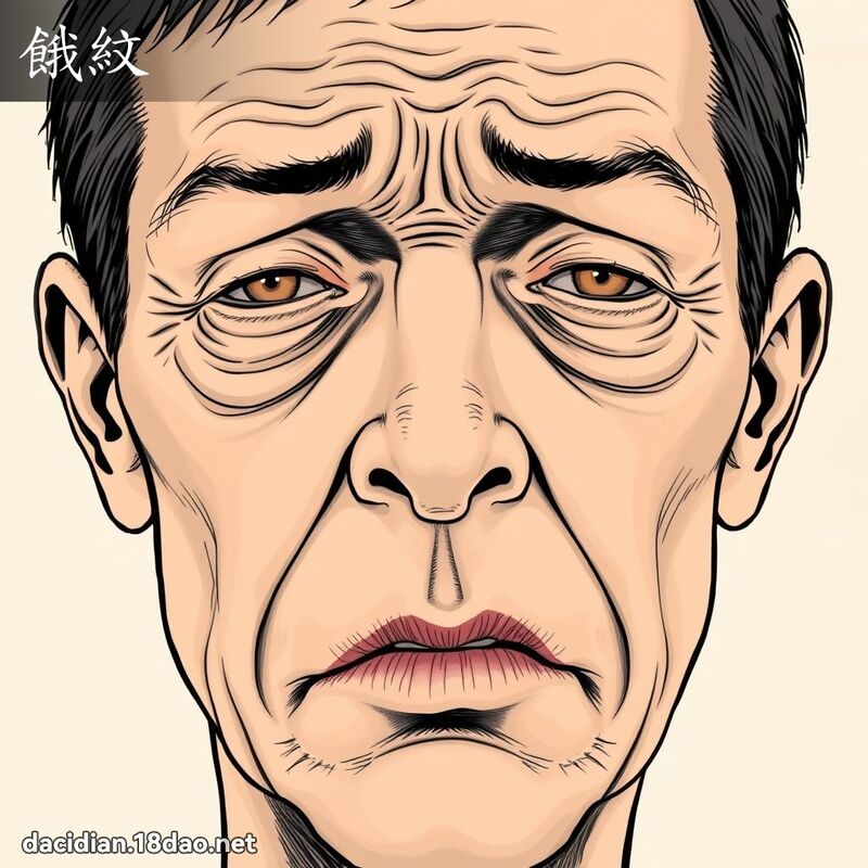 饿纹 - 国语大辞典配图