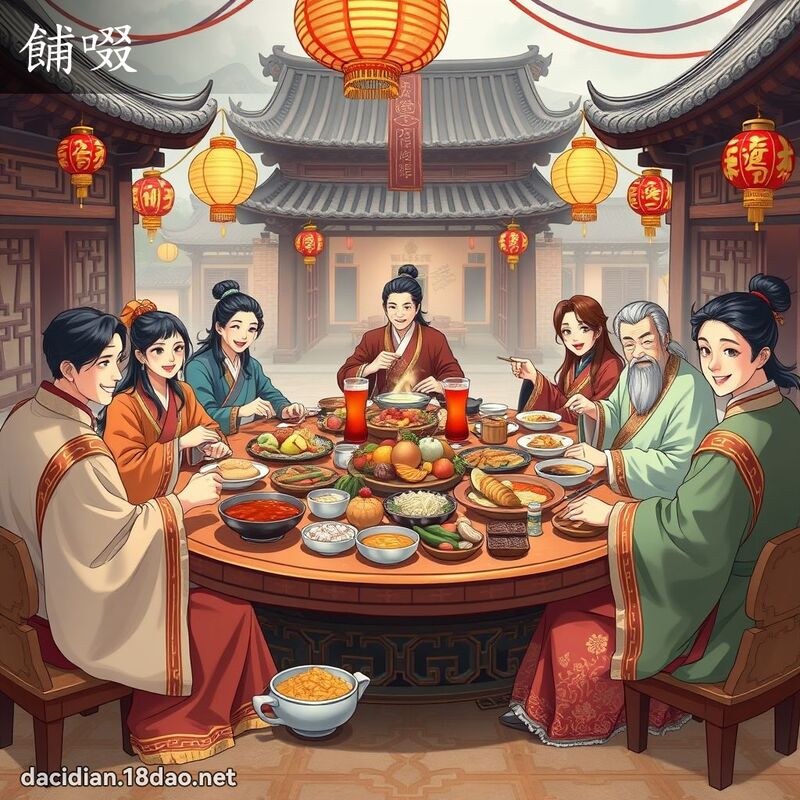 餔啜 - 国语大辞典配图