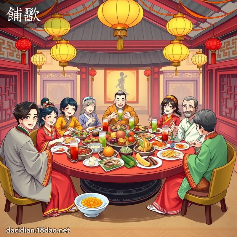 餔歠 - 國語大辭典配圖