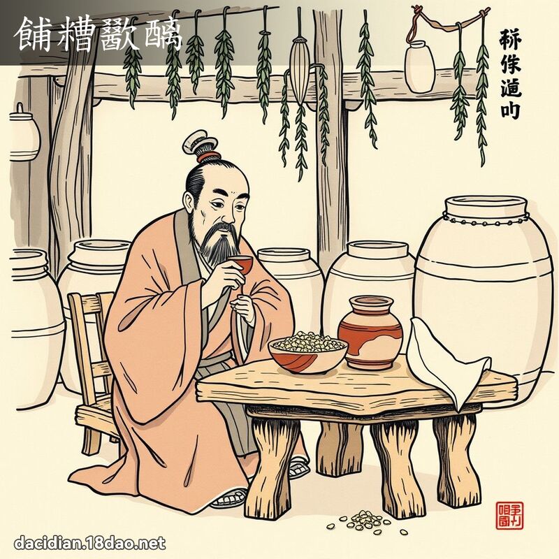 餔糟歠醨 - 国语大辞典配图