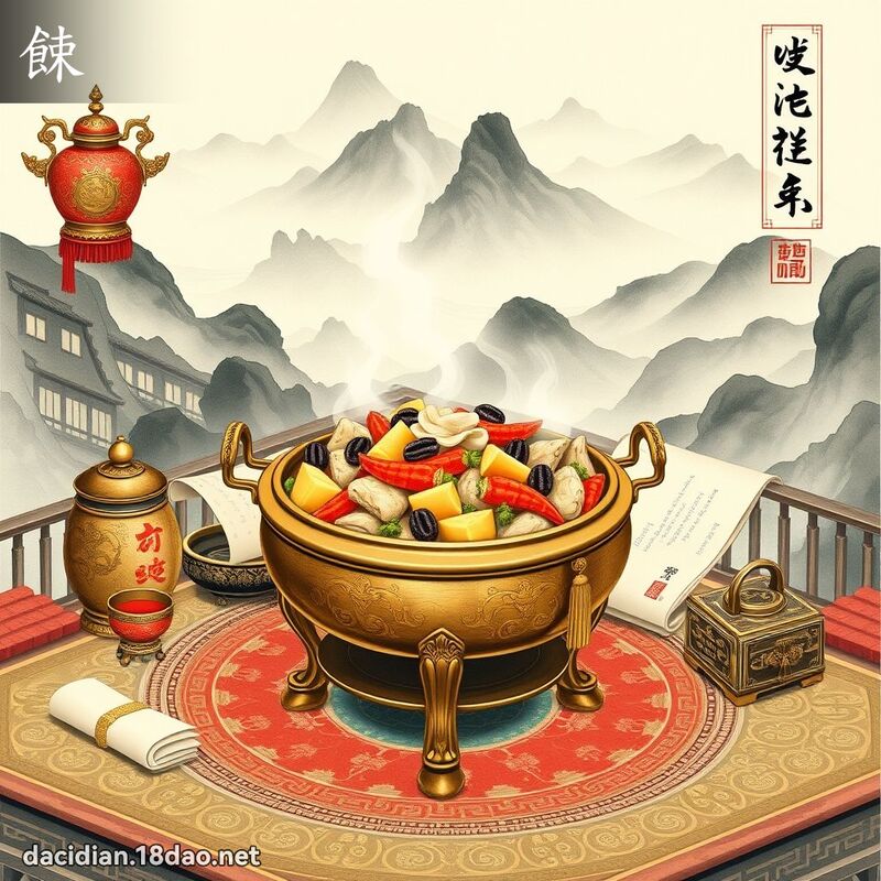 餗 - 国语大辞典配图