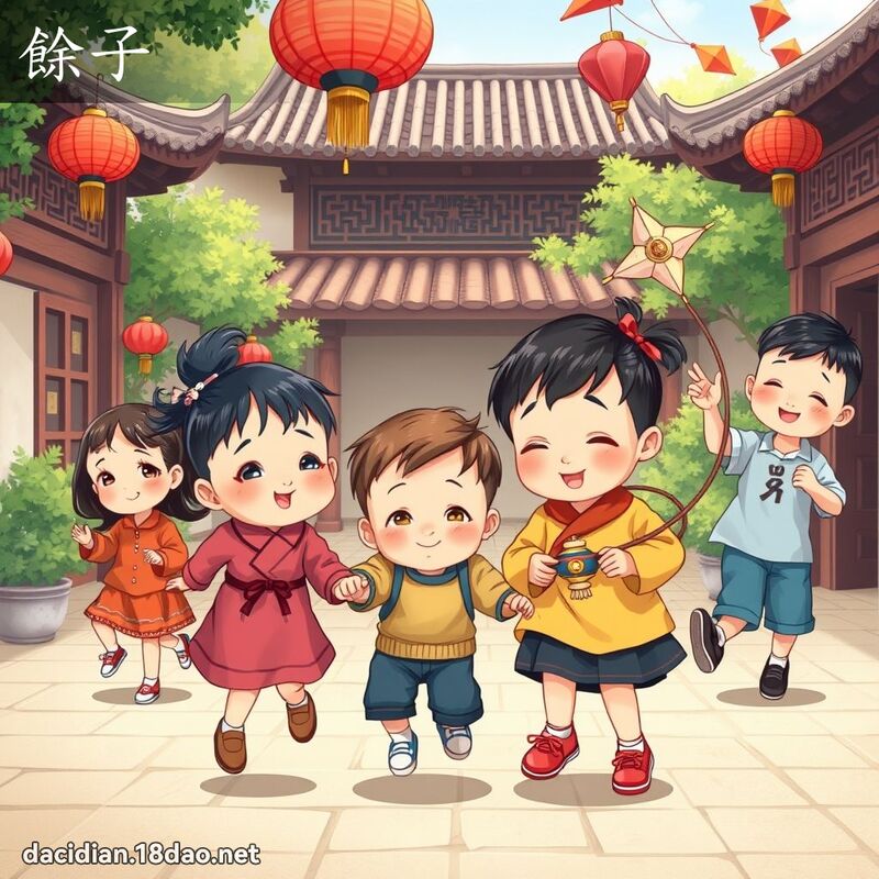 餘子 - 國語大辭典配圖