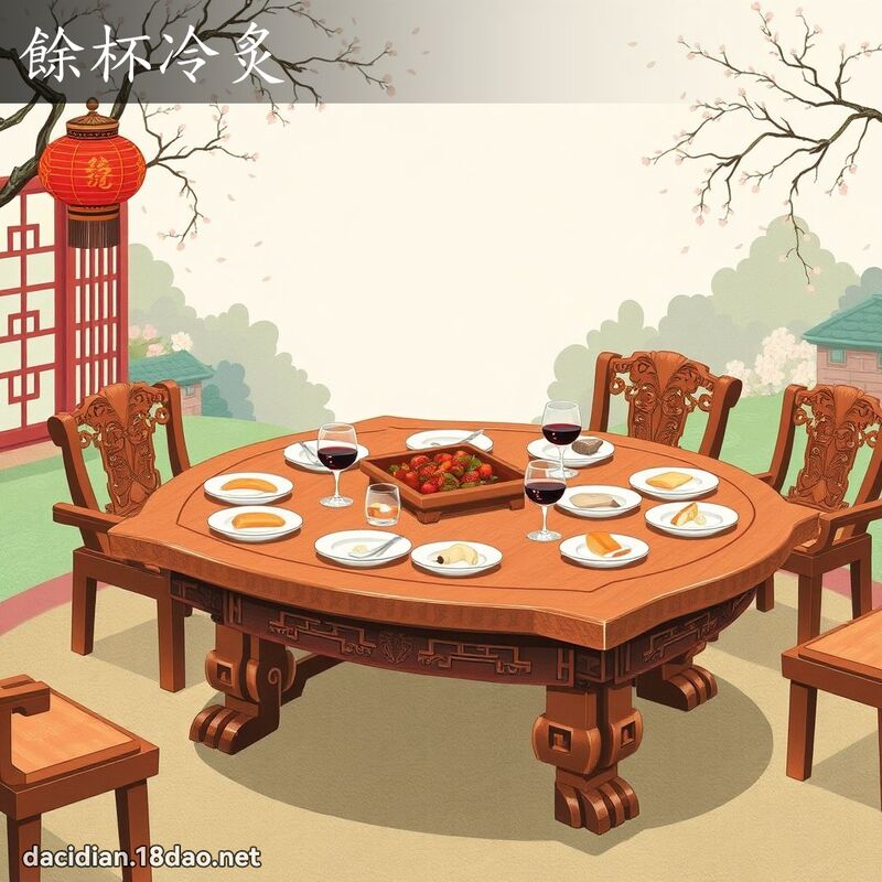 餘杯冷炙 - 國語大辭典配圖