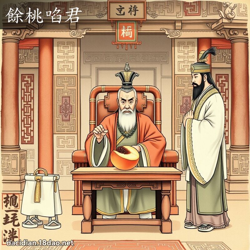 餘桃啗君 - 國語大辭典配圖