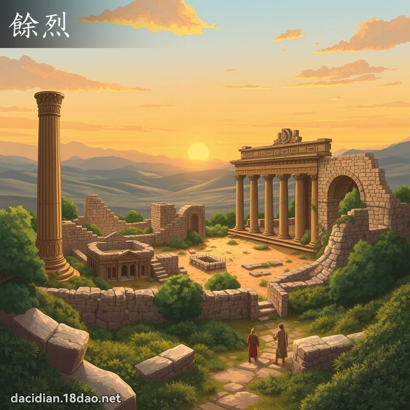 余烈 - 国语大辞典配图