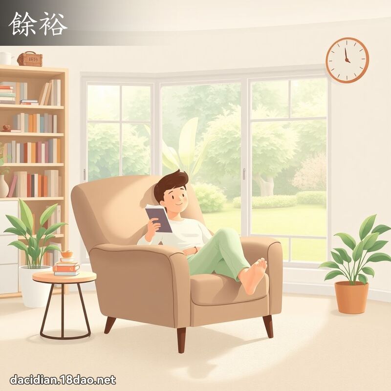 餘裕 - 國語大辭典配圖