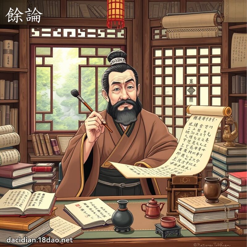 余论 - 国语大辞典配图