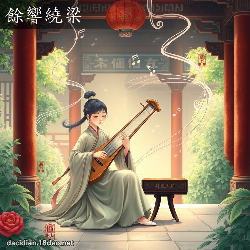 餘響繞梁 - 國語大辭典配圖