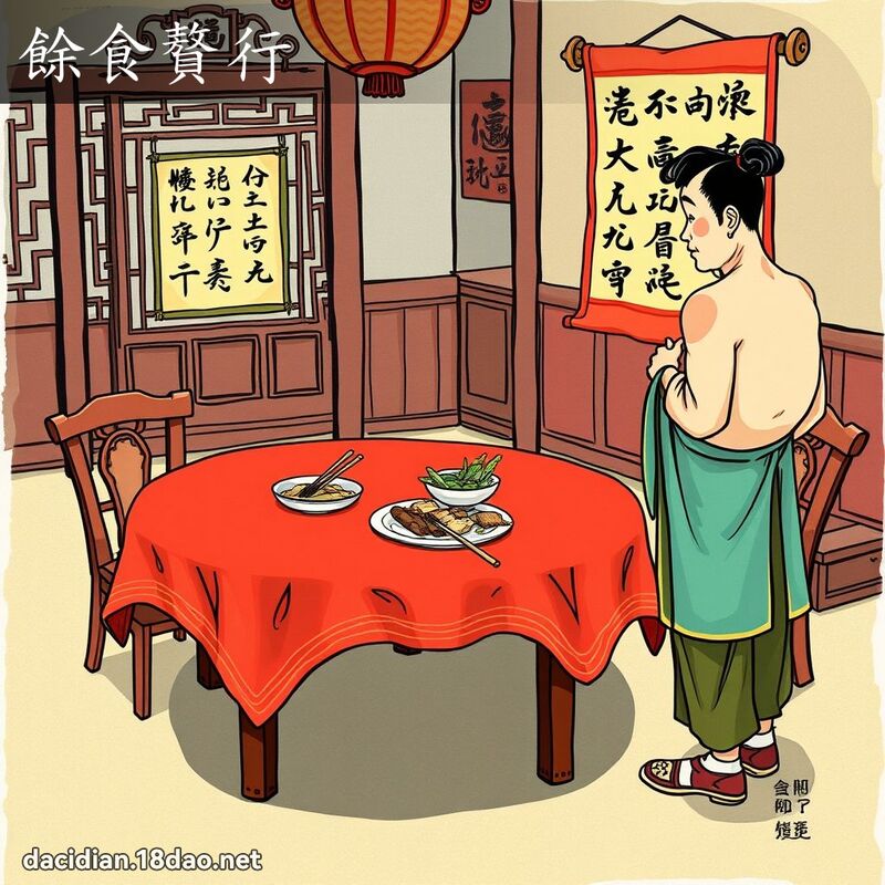 餘食贅行 - 國語大辭典配圖