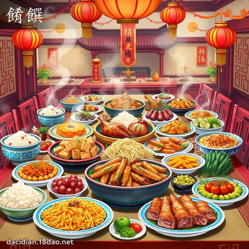 餚饌 - 國語大辭典配圖
