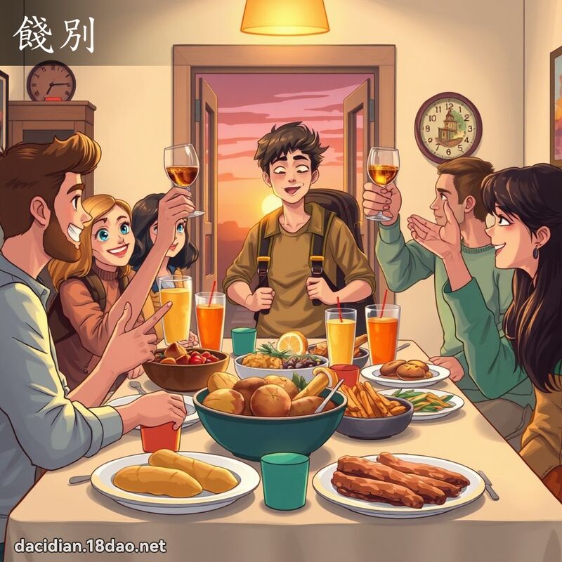 饯別 - 国语大辞典配图