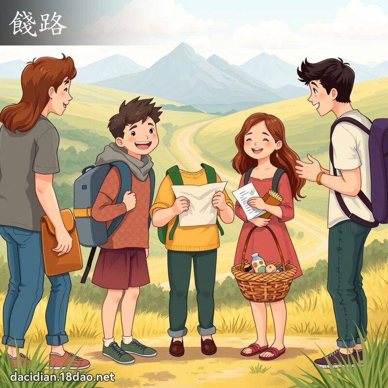 饯路 - 国语大辞典配图