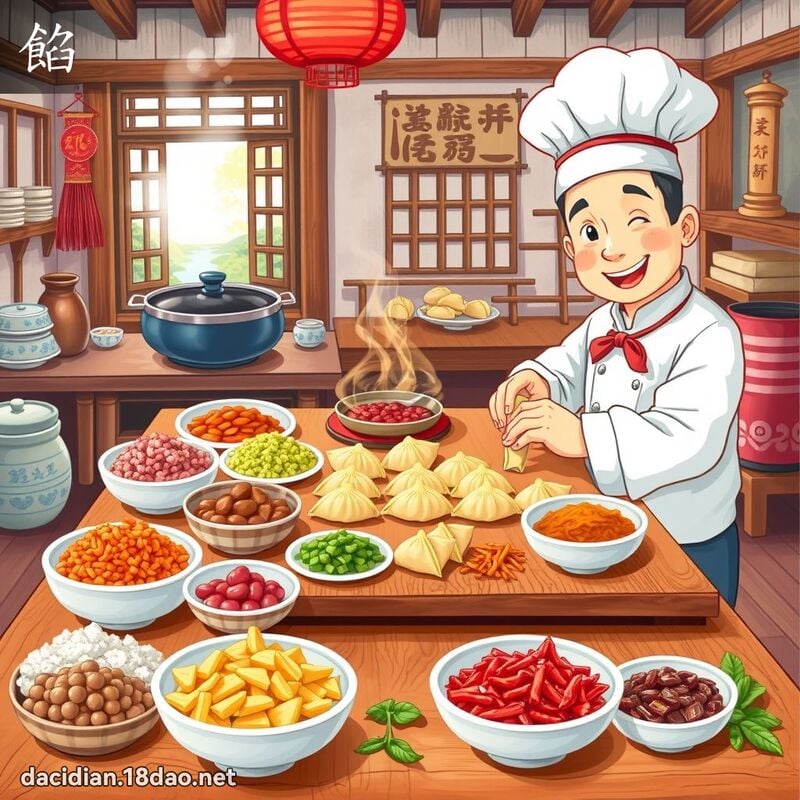 餡 - 國語大辭典配圖