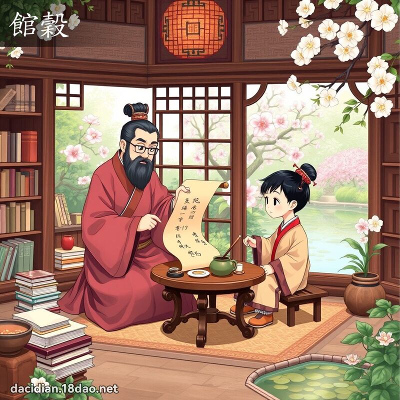 館穀 - 國語大辭典配圖