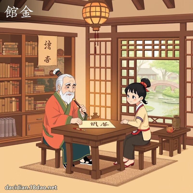 馆金 - 国语大辞典配图