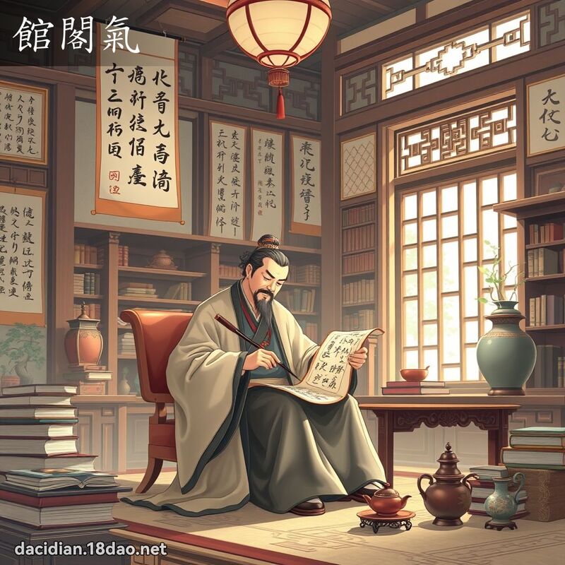 館閣氣 - 國語大辭典配圖