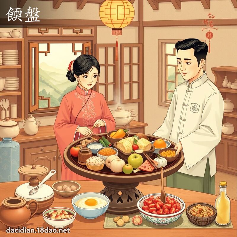 餪盘 - 国语大辞典配图