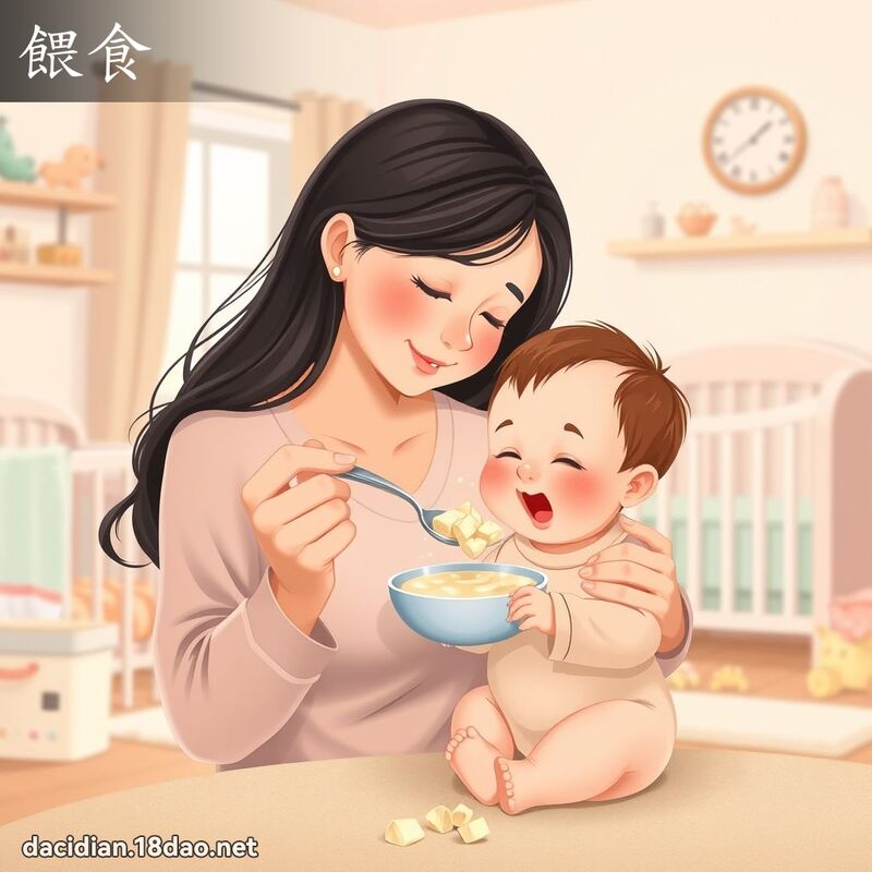 餵食 - 国语大辞典配图
