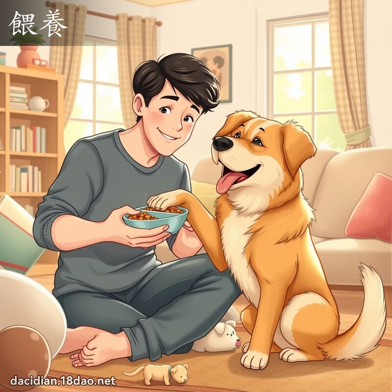 餵养 - 国语大辞典配图