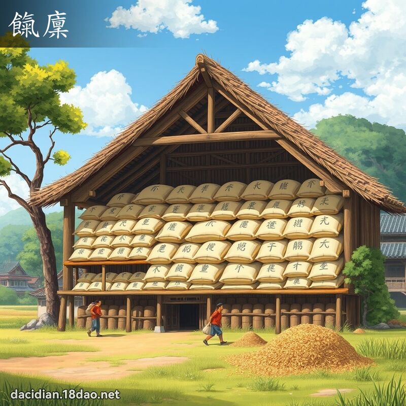 餼廩 - 國語大辭典配圖