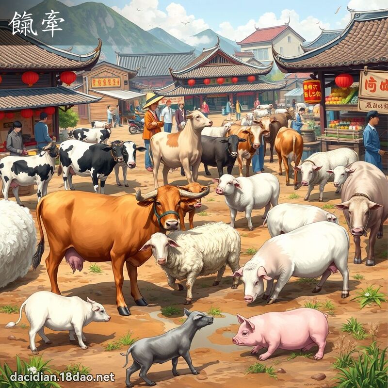 餼牽 - 國語大辭典配圖